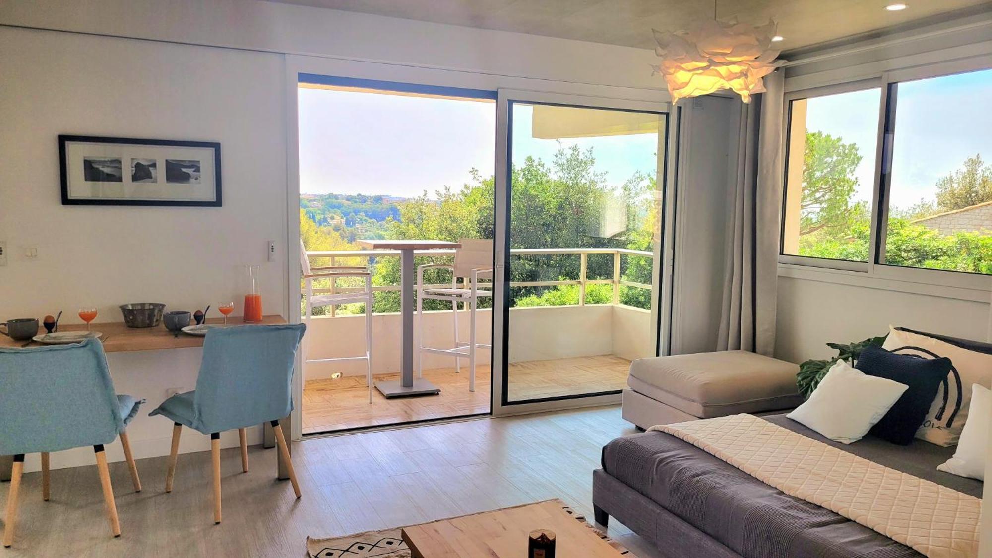 Studio Climatise, Vue Imprenable-Wifi 방스 외부 사진